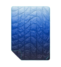 Travel Puffy Blanket - Burning Blue Fade