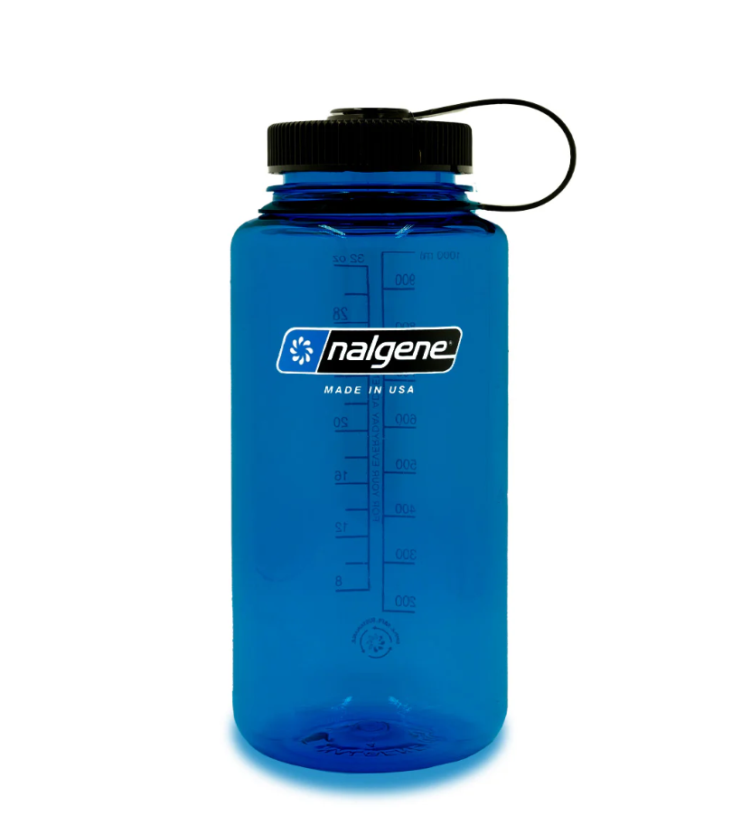 Nalgene 32oz Wide Mouth Sustain Bottles - Slate Blue