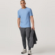 Vuori Men's Strato Tech Tee - Isle Blue Heather