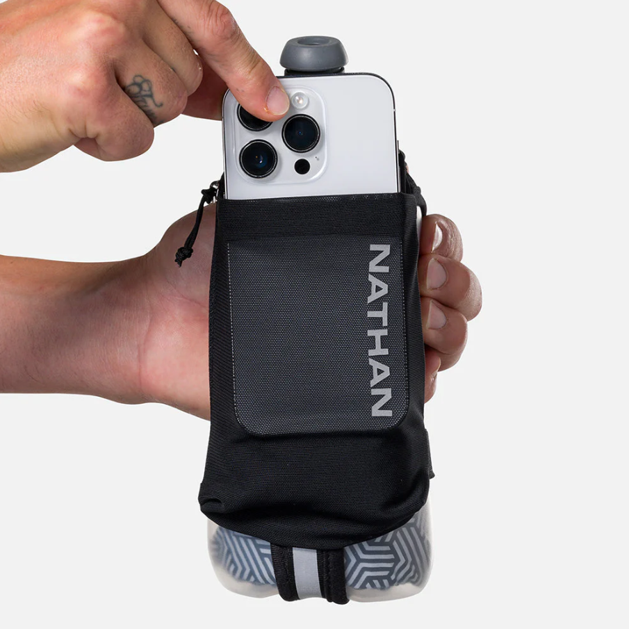 Nathan SpeedDraw 2.0 Insulated 18oz. - Black/Reflective Silver