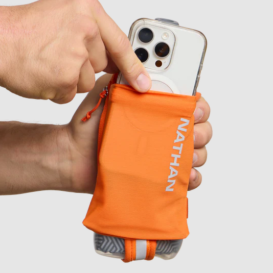 Nathan SpeedDraw 2.0 Insulated 18oz. - Orange Blaze/Reflective Silver