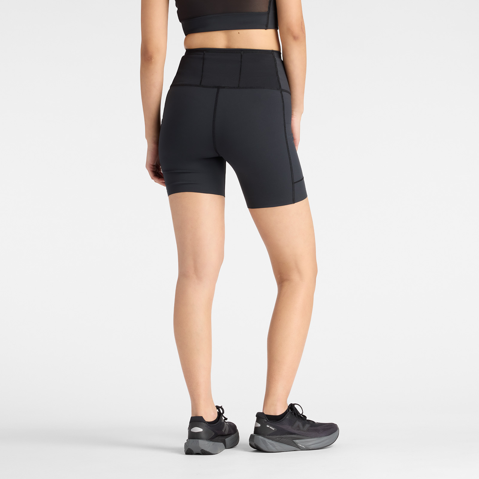 New Balance Women's NB Sleek Storage Race Short 6"