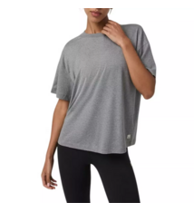 Women's Energy Tee Long - Heather Grey