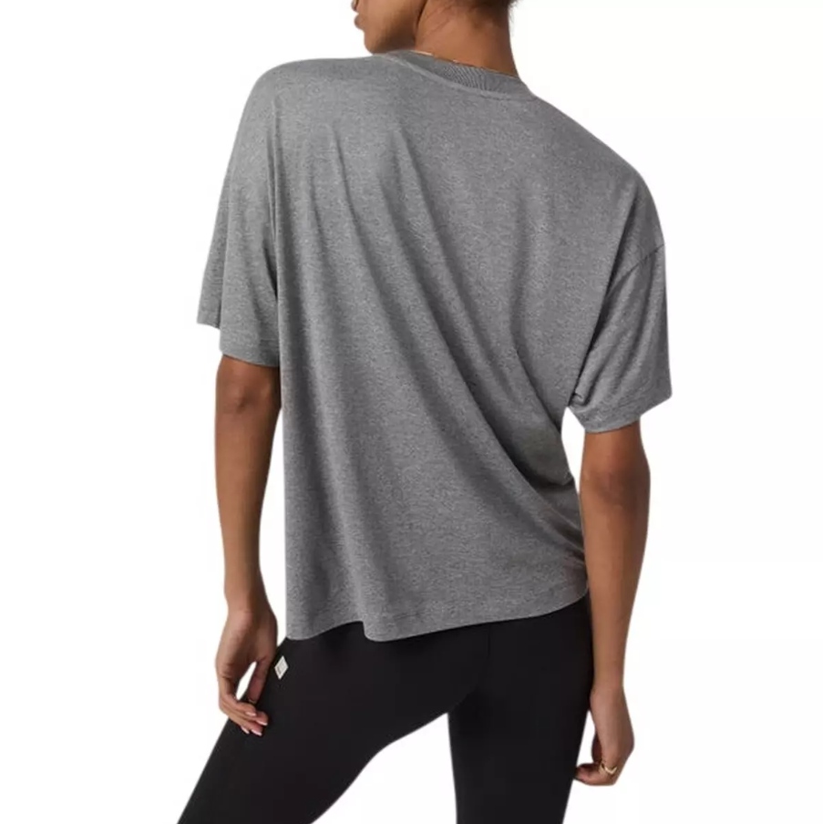 Vuori Women's Energy Tee Long - Heather Grey