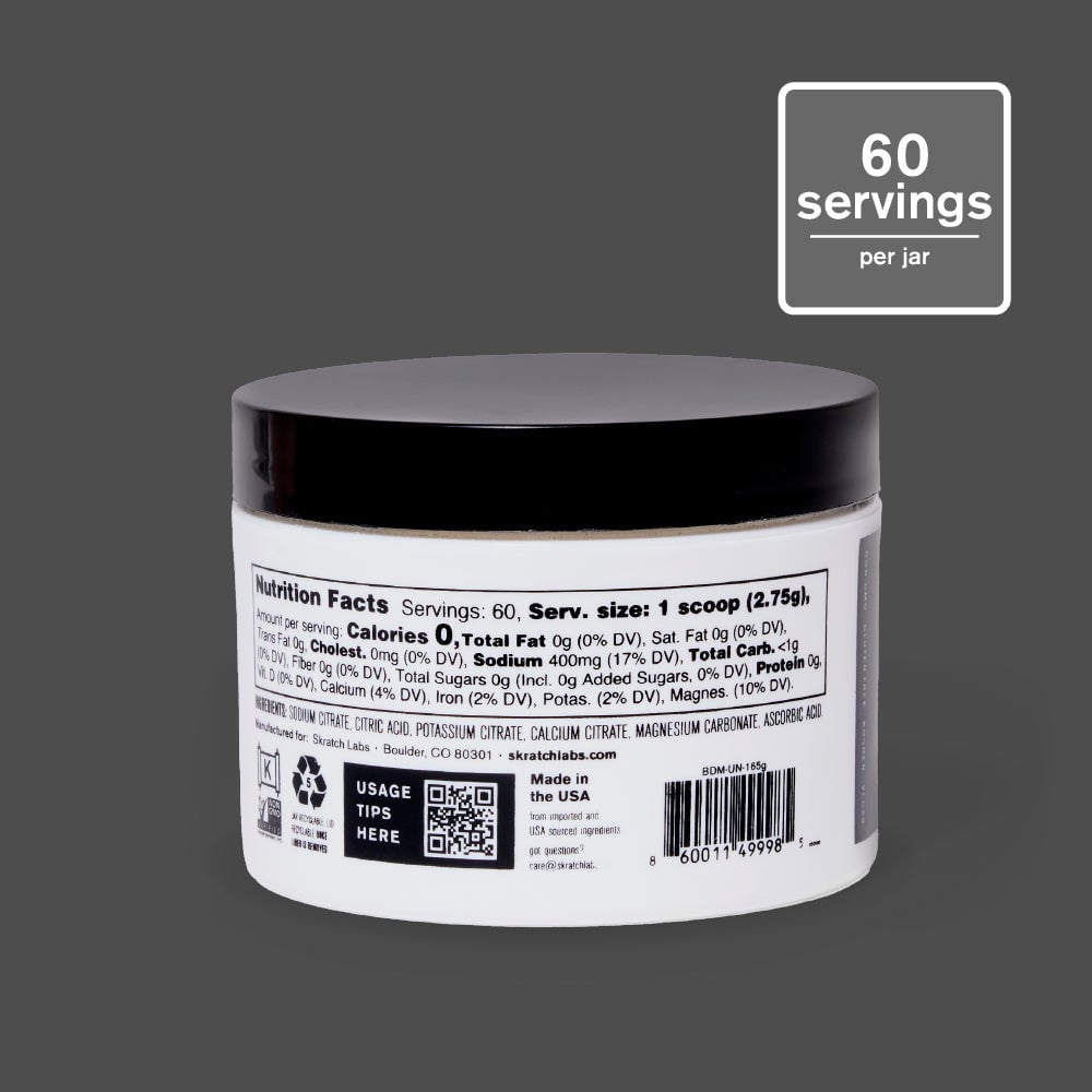 Skratch Labs Booster Drink Mix: Unflavoured Hydration (165g)