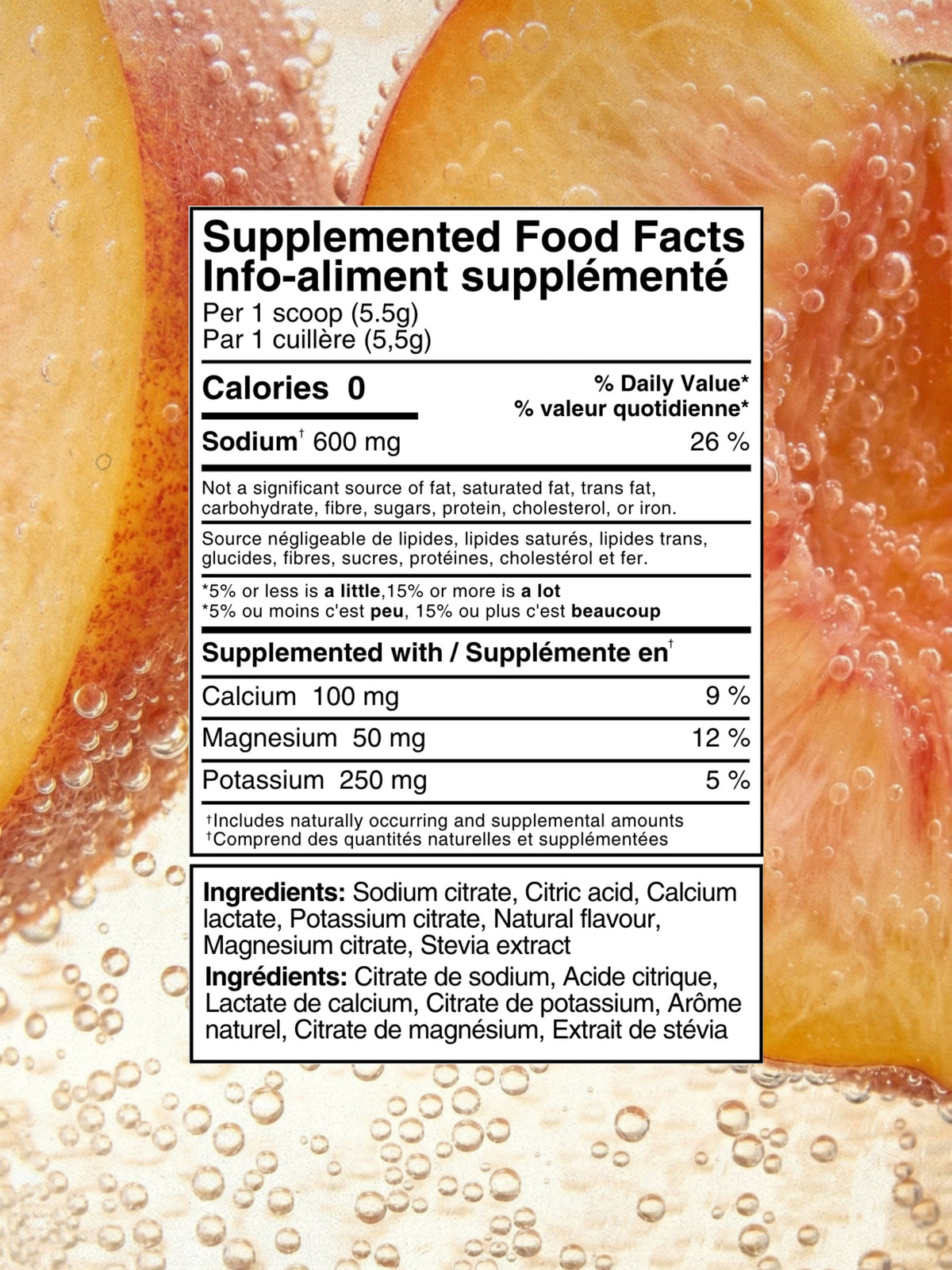 Olway Hydration Electrolyte Mix - Peach Salt  (220g)