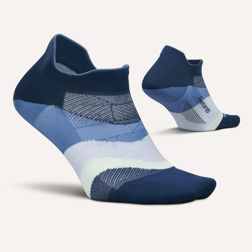 Elite Light Cushion No Show Tab - Blue Wave