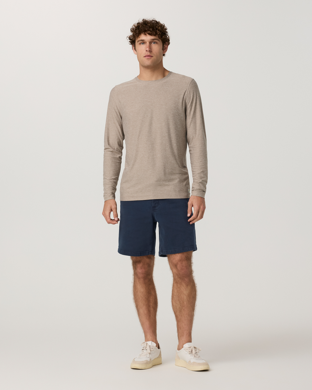 Men's Long Sleeve Strato Tech Tee - Acorn Heather