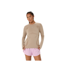 Women's Road Seamless Long Sleeve - Greige