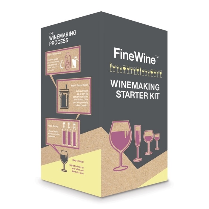 Fine Wine Deluxe Starter Kit w/PET Carboy Wine Kit Warehouse, LLC