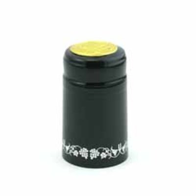 PVC Capsules (30 count) - Black with Silver Grapes PVC Capsules (30 count) - Black with Silver Grapes