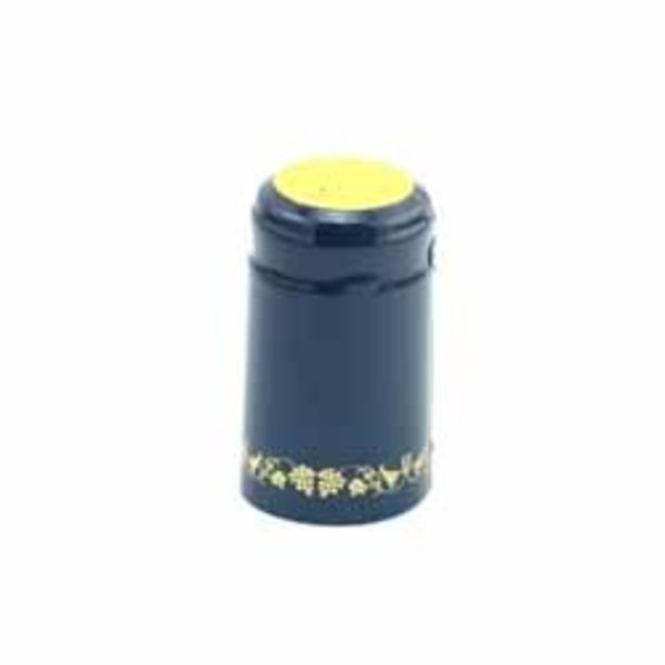 PVC Capsules (30 count) - Blue with Gold Grapes