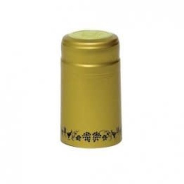 PVC Capsules (30 count) - Gold with Black Grapes