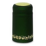 PVC Capsules (30 count) - Green with Gold Grapes
