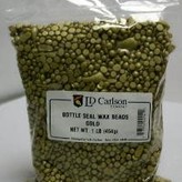 Gold Bottle Seal Wax Beads