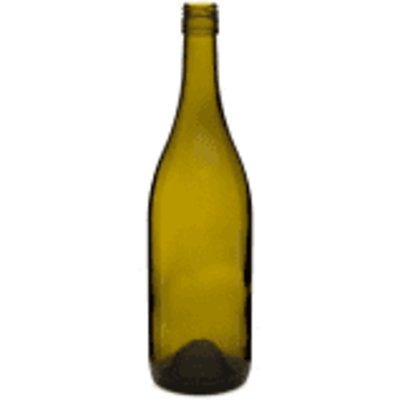 750mL Antique Green Burgundy Bottles, 12/Case 750mL Antique Green Burgundy Bottles, 12/Case