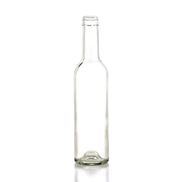375mL Clear Bordeaux Bottles, 12/Case
