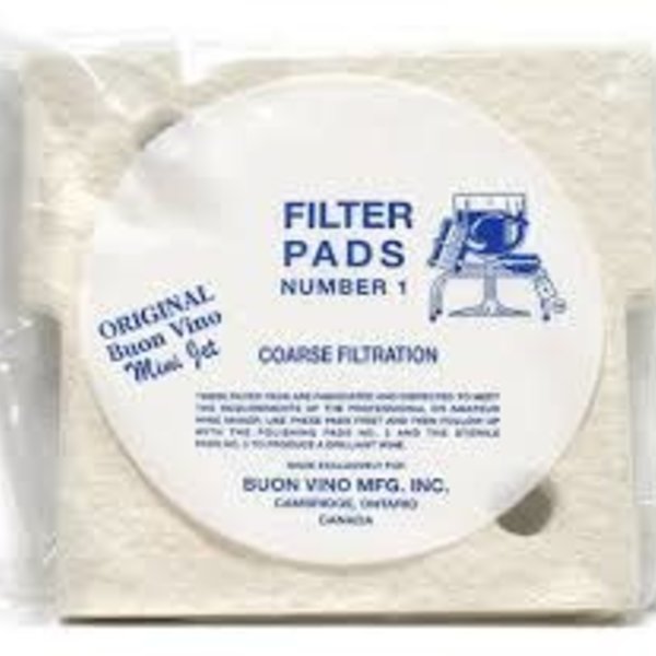 Buon Vino Mini Jet Filter Pads - #1 Coarse - 3 Pack