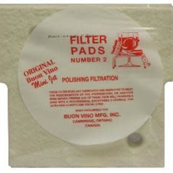 Buon Vino Mini Jet Filter Pads - #2 Polishing - 3 Pack