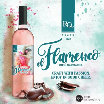 RJS Spagnols *Restricted Quantity* Spain Grenache Rose Wine Kit el Flamenco - RJS Spagnols RQ22 RJS Spagnols *Restricted Quantity* Spain Grenache Rose Wine Kit el Flamenco - RJS Spagnols RQ22