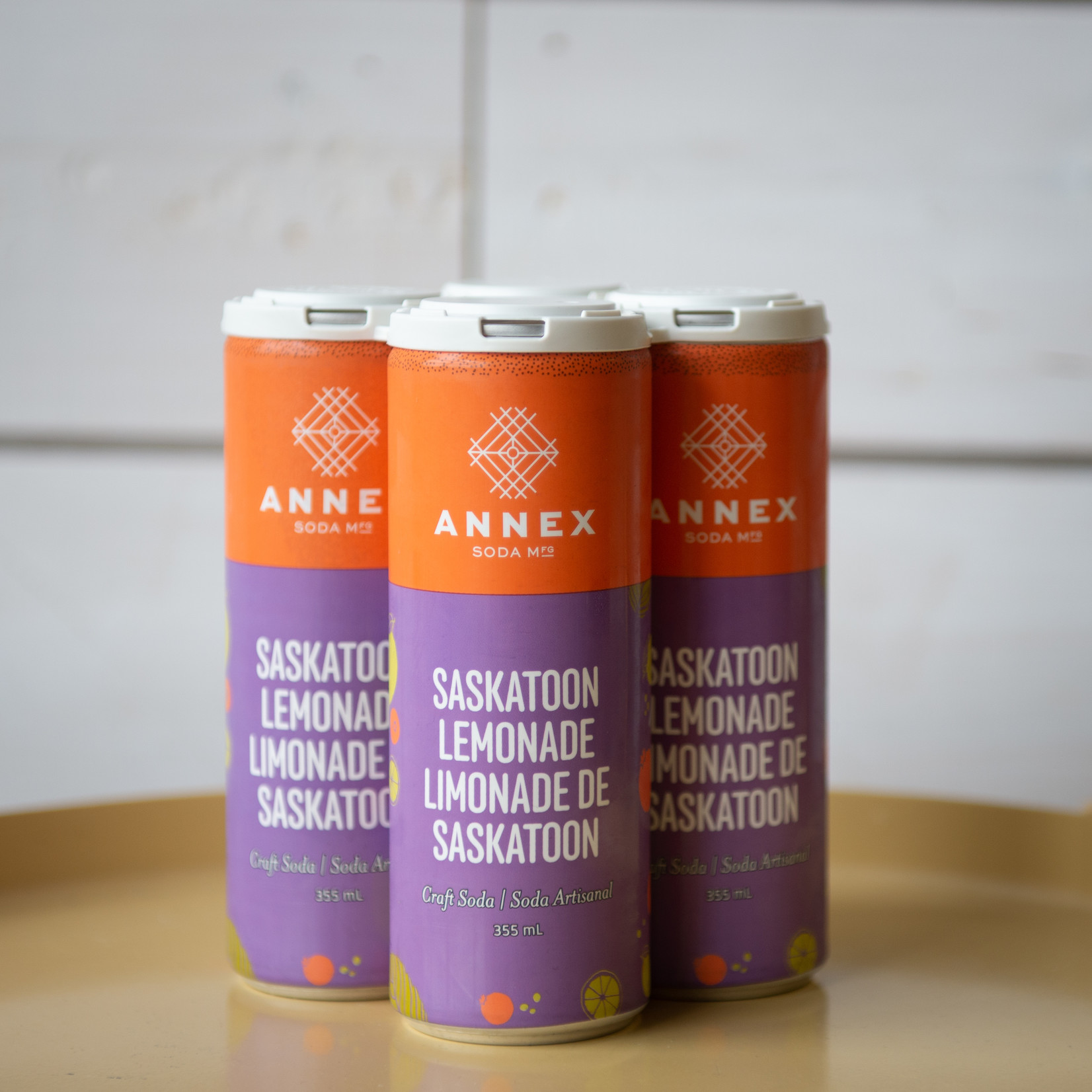 Annex Ale Project Annex Soda, Saskatoon Lemonade 355ml Non-Alcoholic