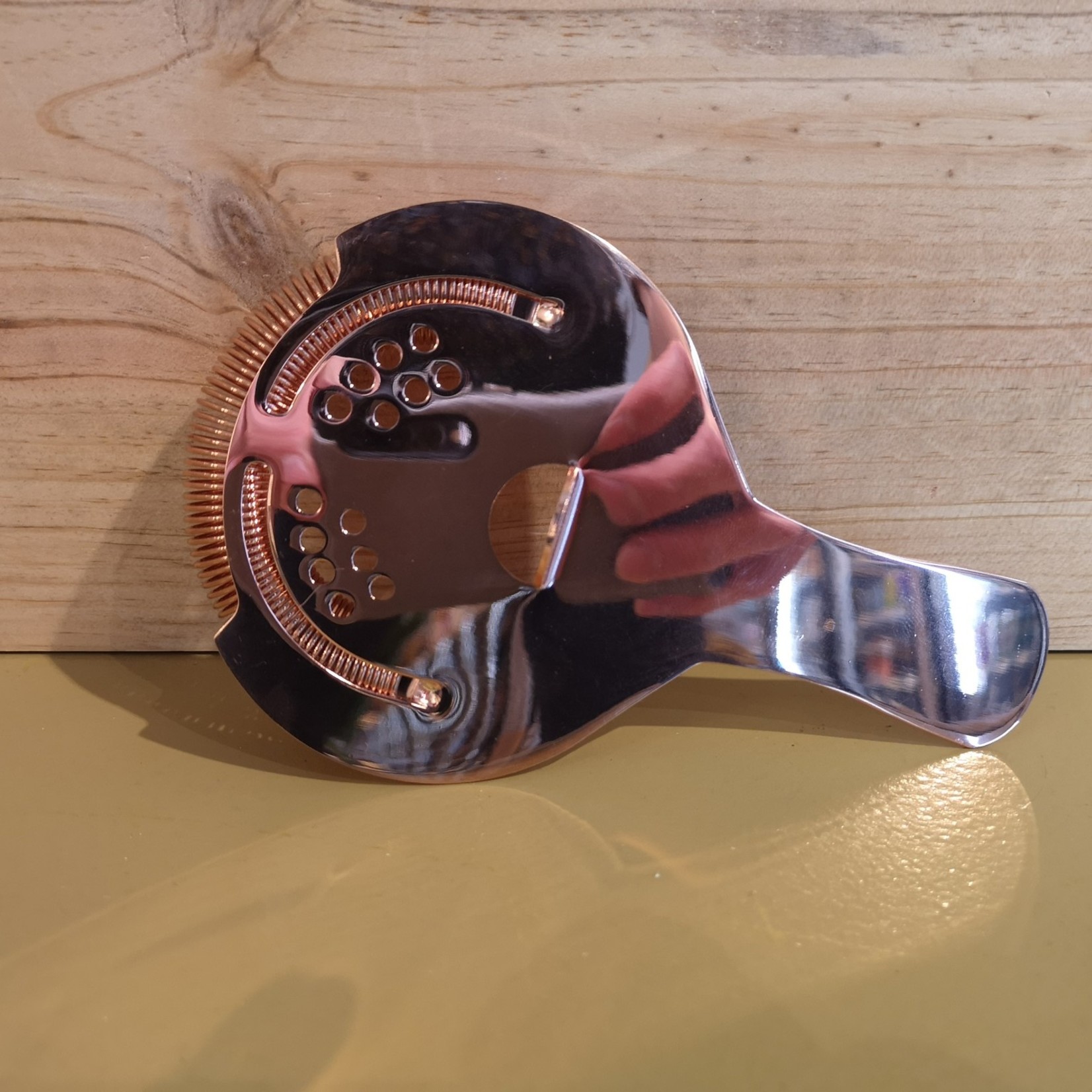 Fifth & Vermouth Half Moon Strainer (Copper), Fifth & Vermouth