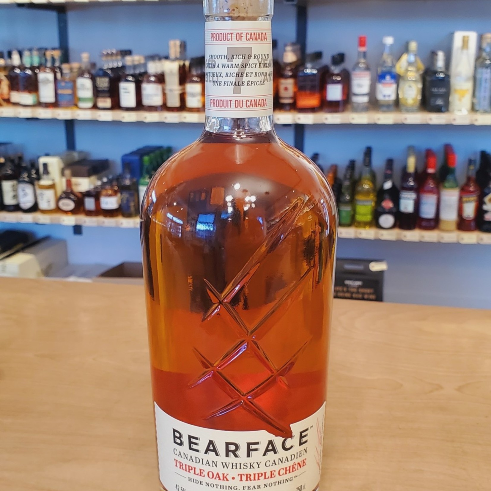 Bearface Bearface, Triple Oak Canadian Whisky Aged 7 Years 750ml 42.5%