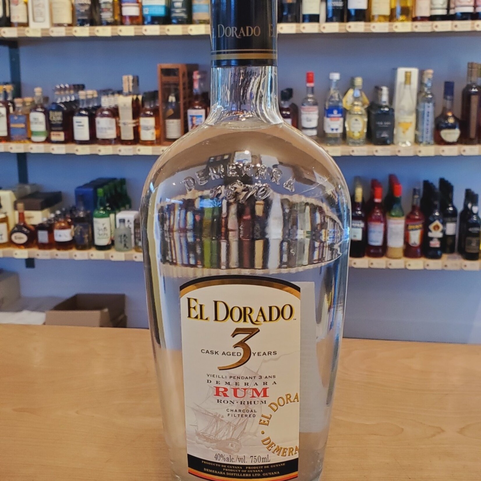 El Dorado El Dorado, Demerara White Rum Aged 3 Years 750ml 40.0%