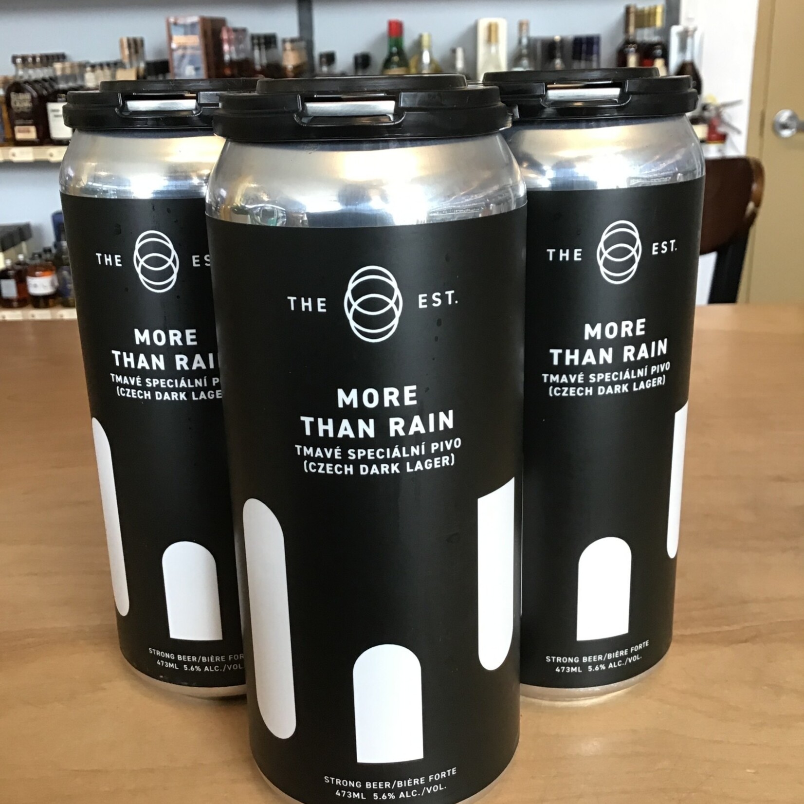 'More Than Rain' Czech Dark Lager, The Establishment 4x473ml 5.6%