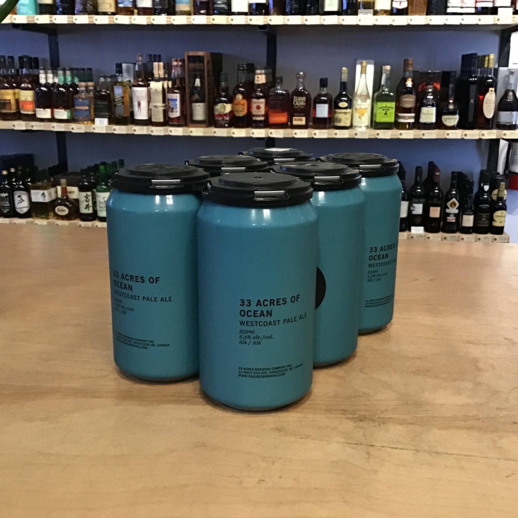 '33 Acres of Ocean' West Coast Pale Ale, 33 Acres 6x355ml 5.3%