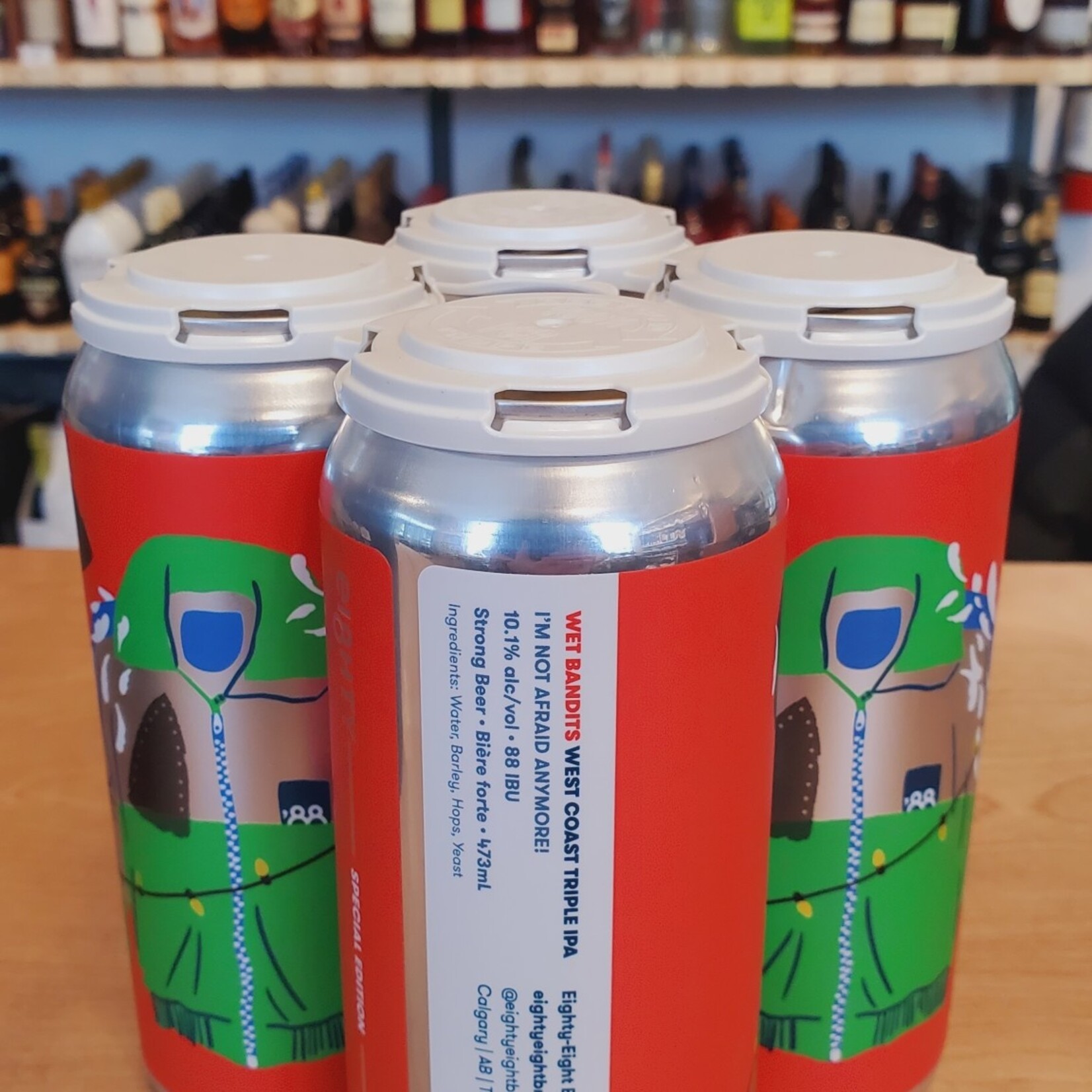 Eighty Eight 'Wet Bandits' Triple West Coast IPA, Eighty Eight 4x473ml 10.1%
