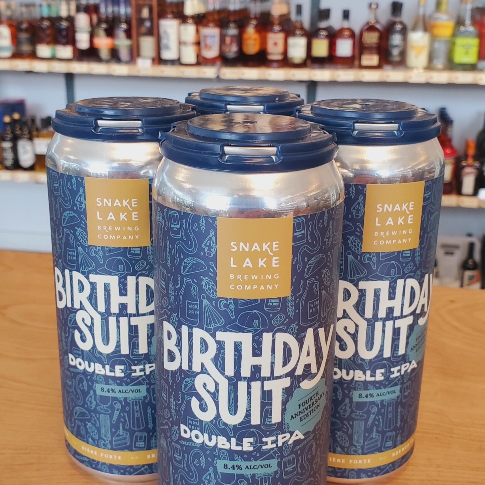 Snake Lake 'Birthday Suit' Double IPA, Snake lake 4x473ml 8.25%