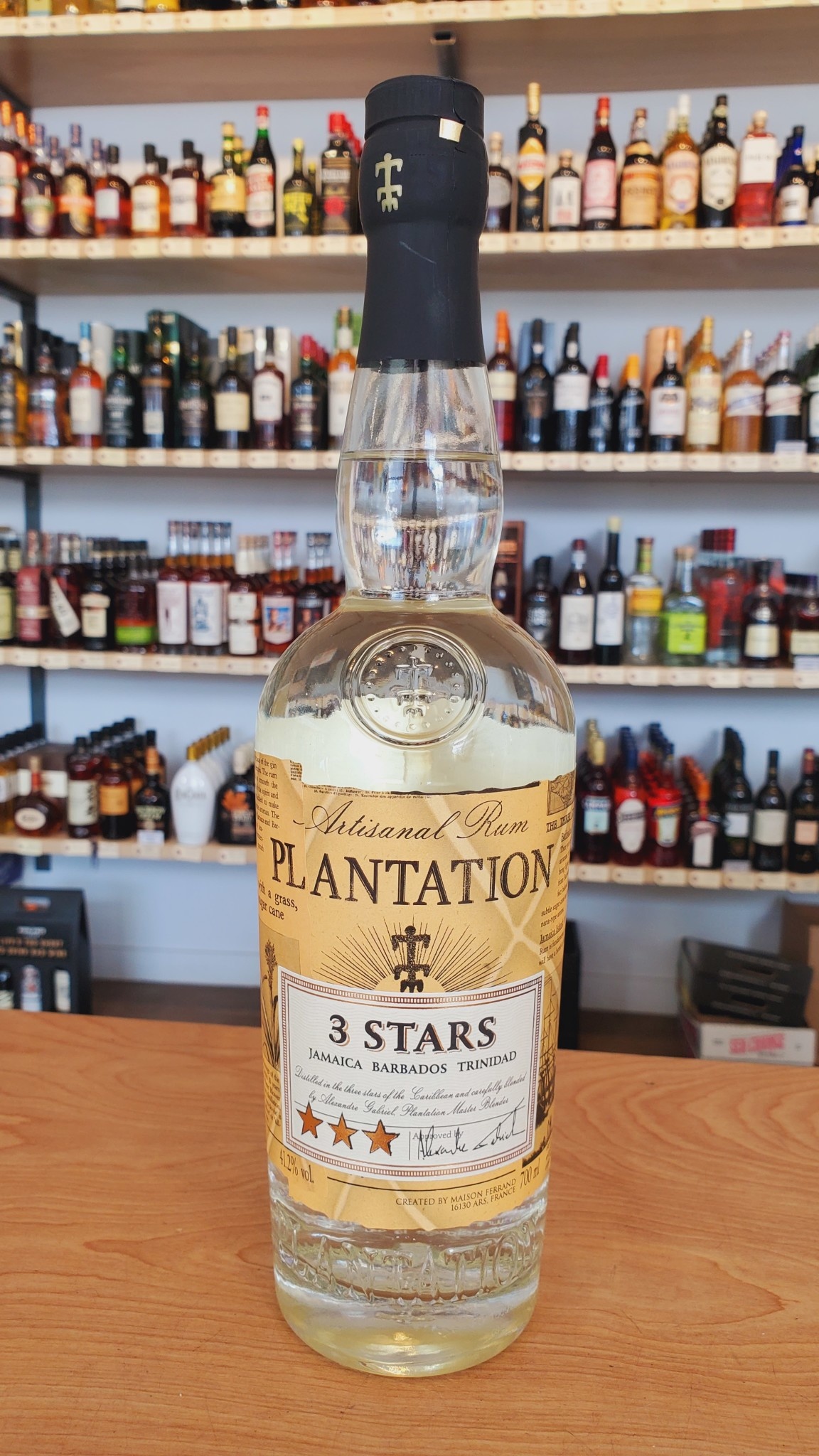 Liquor Plantation, Rum \'3 Highlands White - Stars\' 700ml 41.2% Plantation