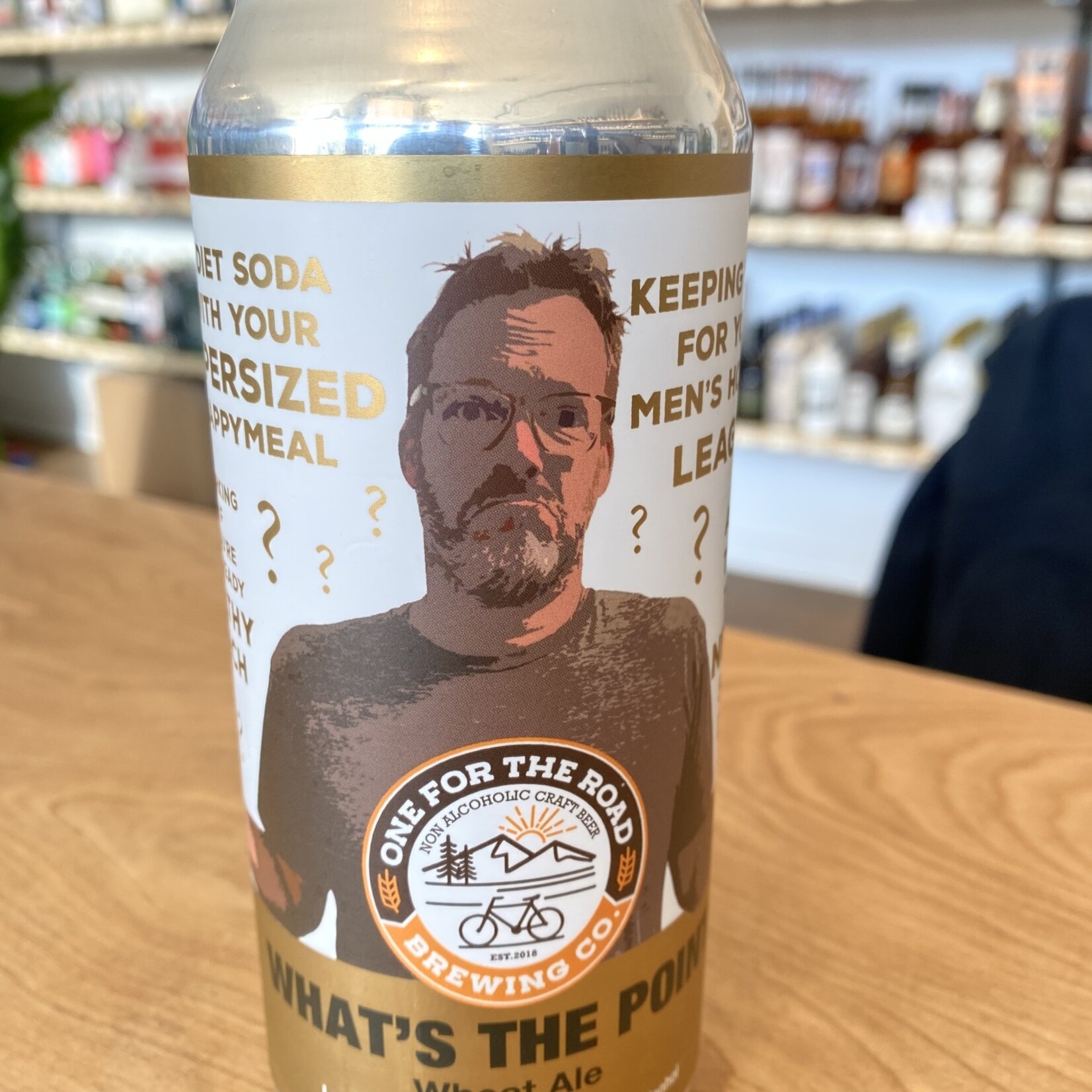 One for the Road 'What's the Point' Non-Alcoholic Wheat Ale, One for the Road 473ml 0.5%