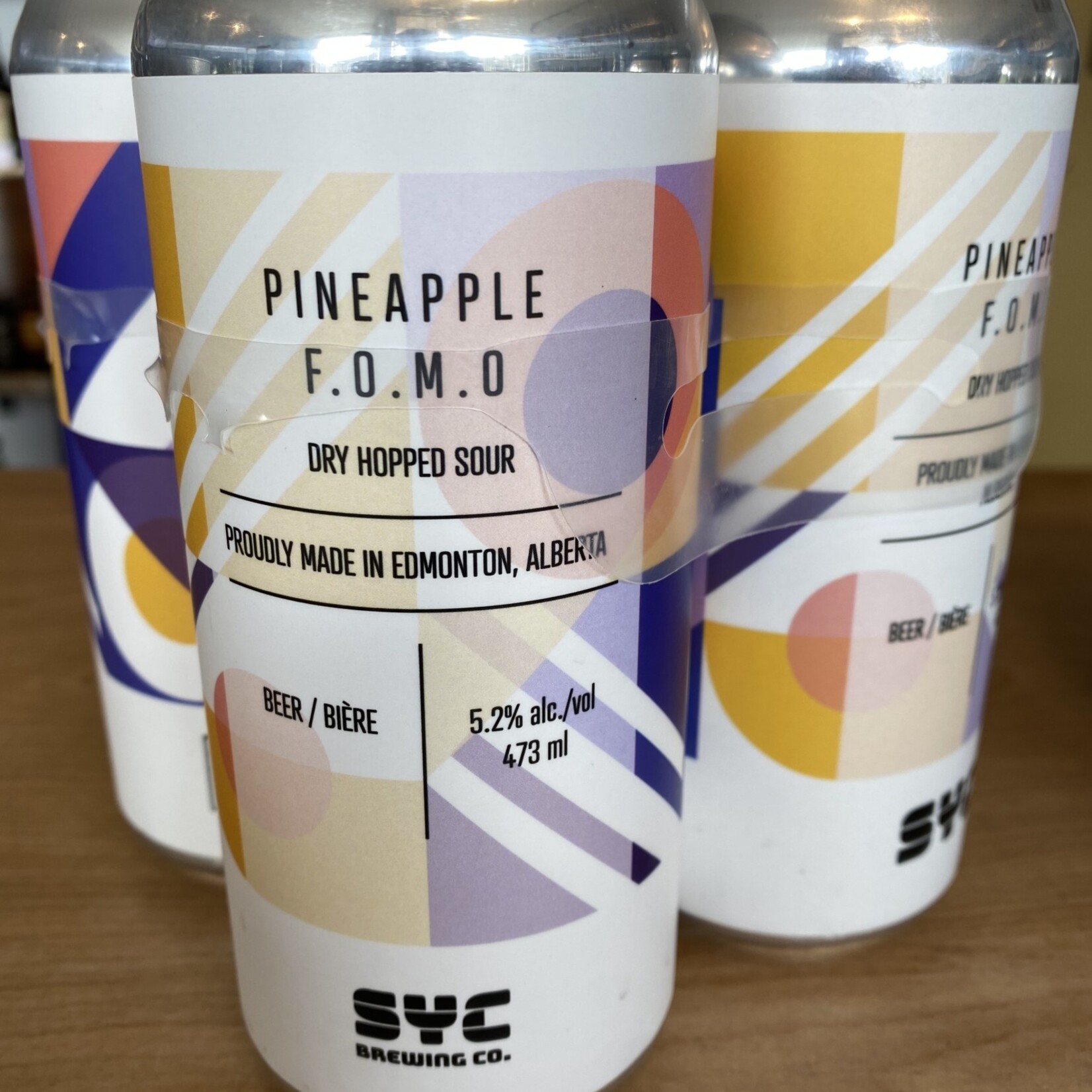 SYC Brewing 'Pineapple FOMO' Pineapple Sour, SYC 473ml  5.2%