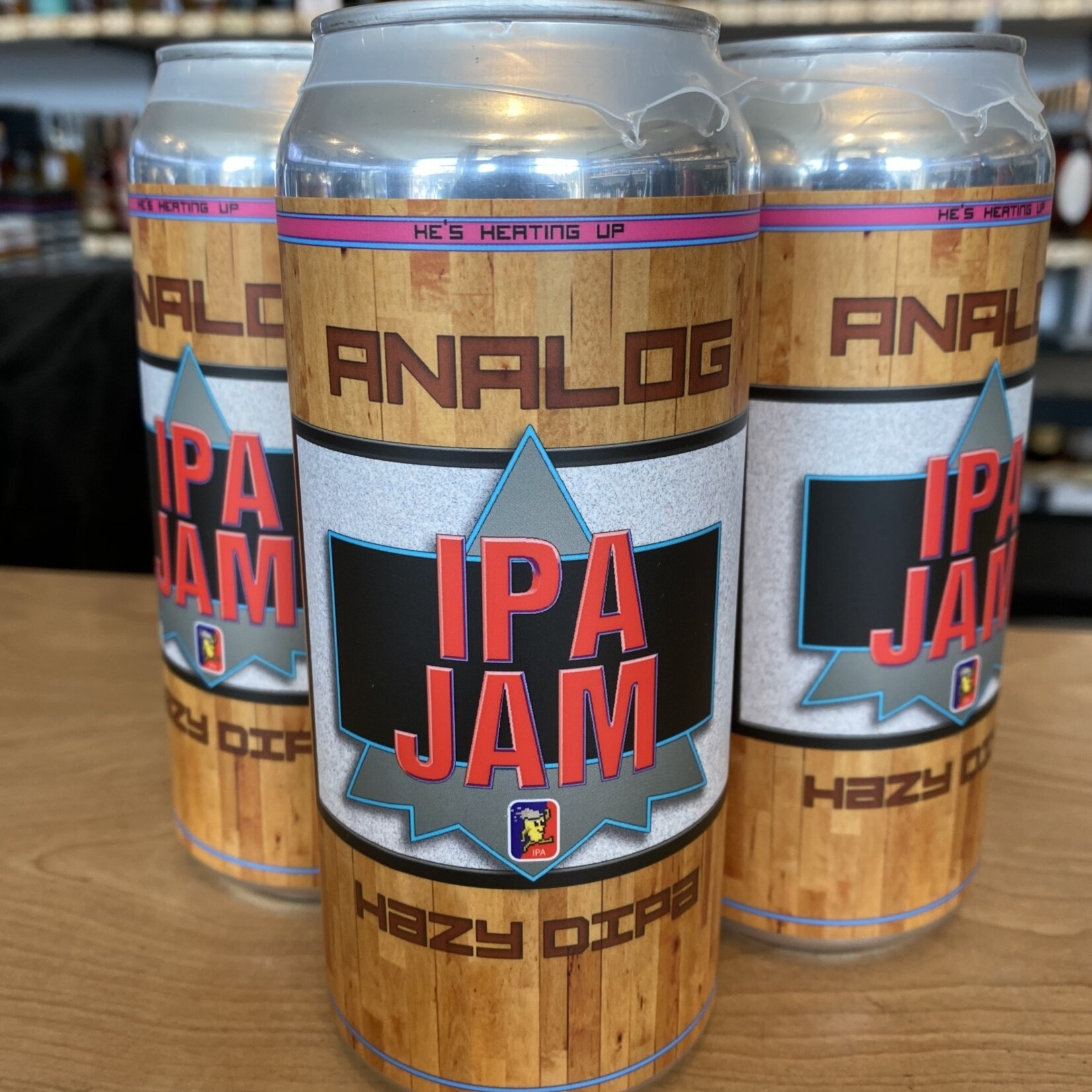 Analog 'IPA Jam' Hazy DIPA, Analog 4x473ml 8.2%