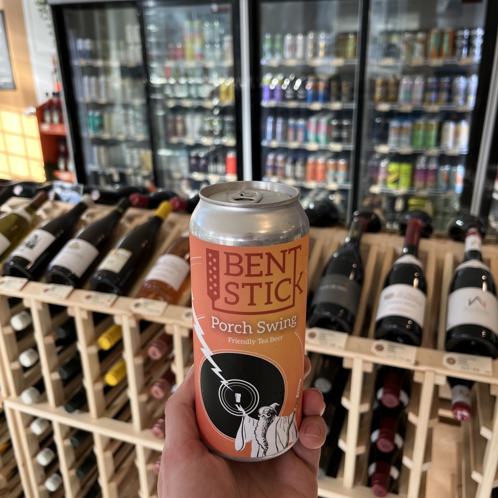 Bent Stick 'Porch Swing' Friendly Tea Beer, Bent Stick 473ml 5%