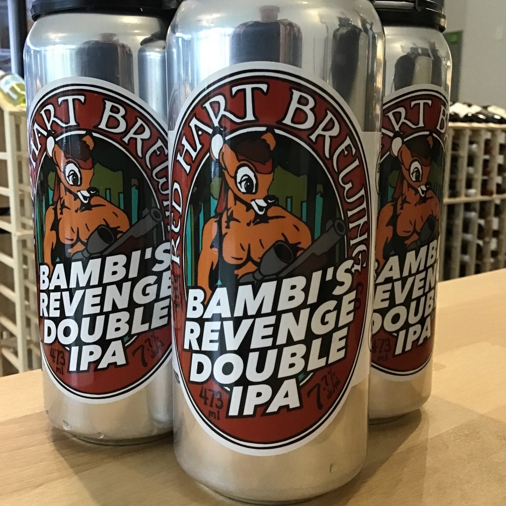 The Red Hart Brewing Co. ‘Bambi’s Revenge Double IPA’, Red Hart Brewing 4x473ml 7.7%