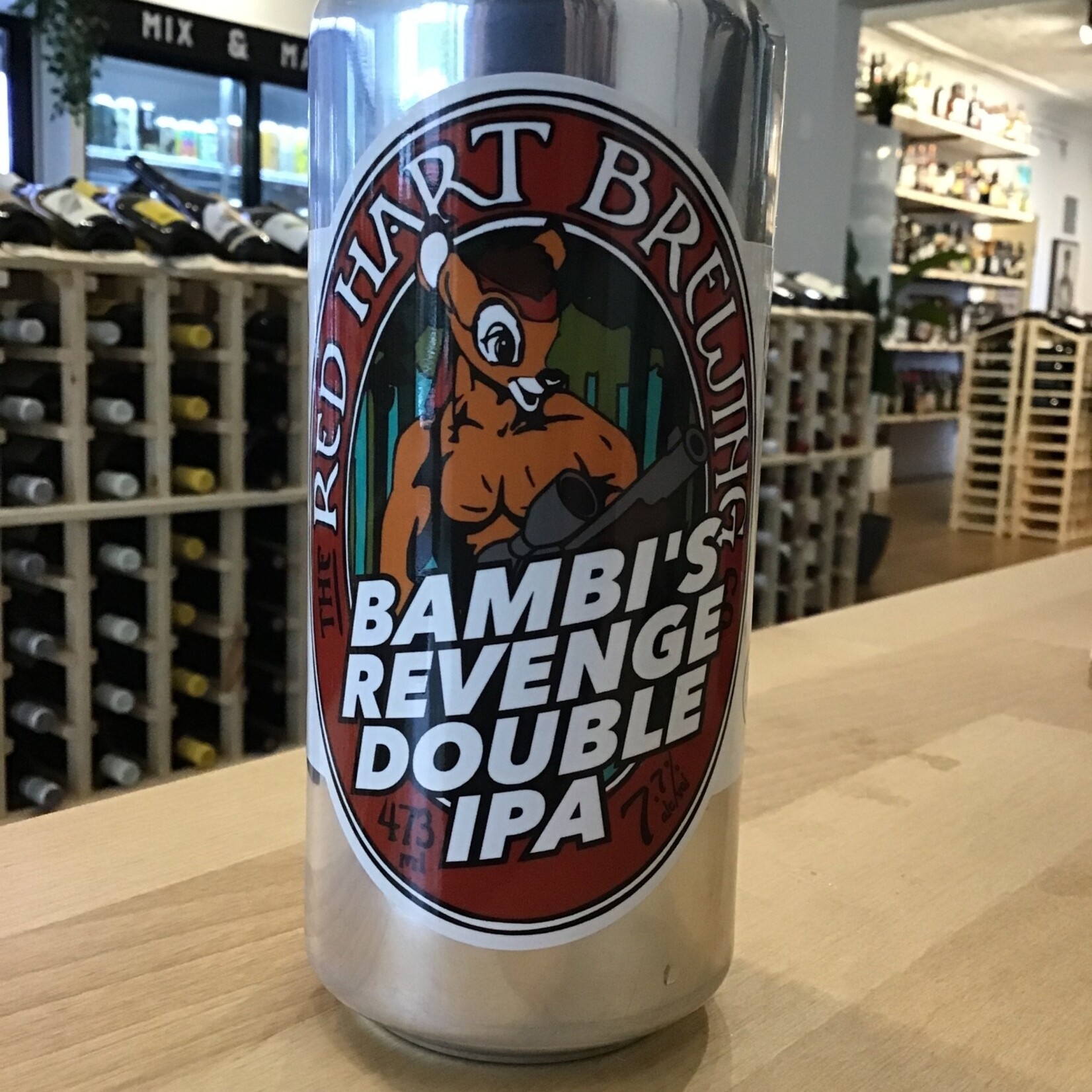The Red Hart Brewing Co. ‘Bambi’s Revenge Double IPA’, Red Hart Brewing 473ml 7.7%