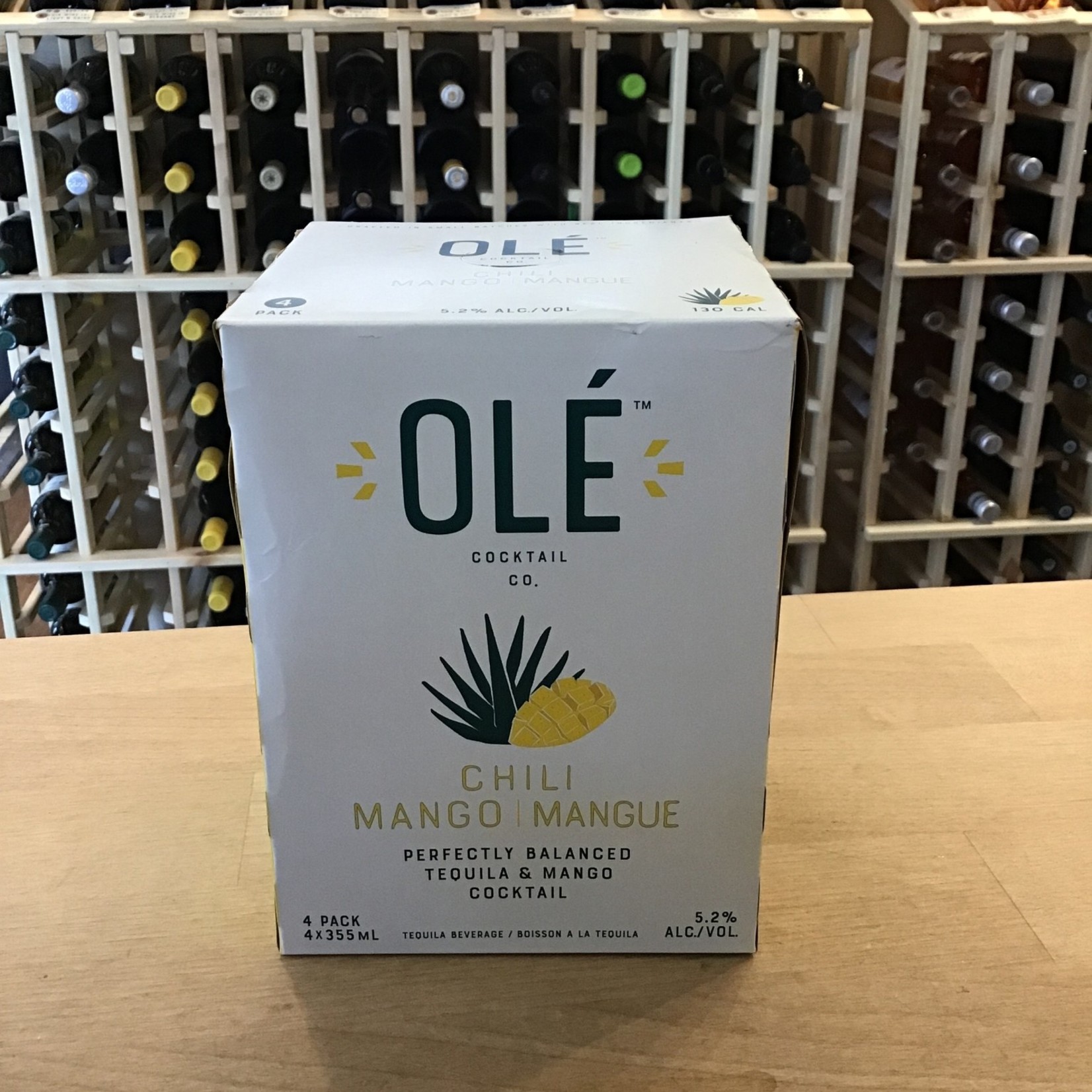 Chili Mango Tequila Cocktail, Ole 4x355ml 5.2%