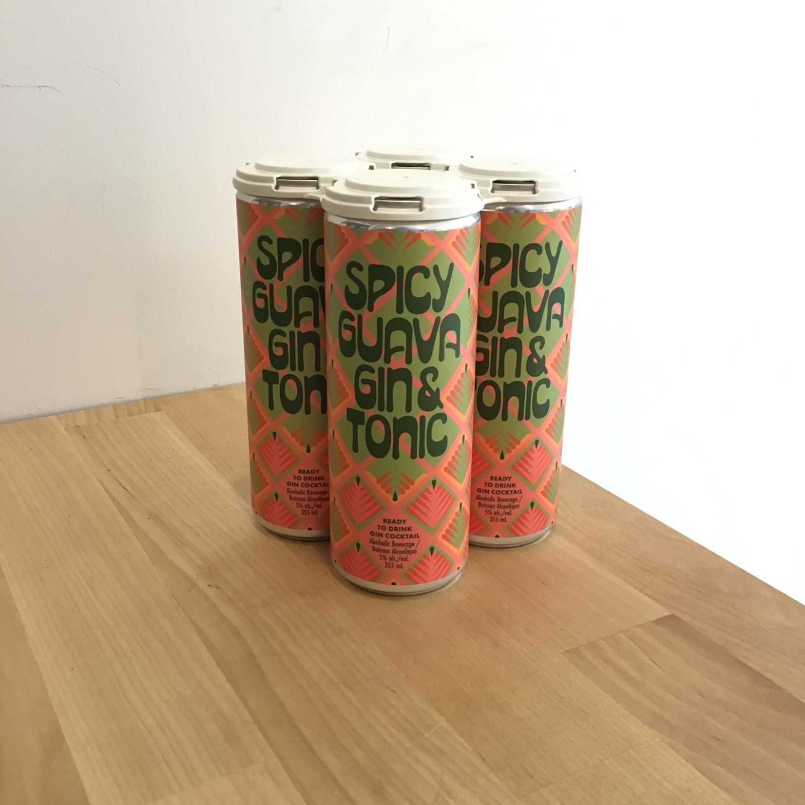 Confluence 'Spicy Guava' Gin & Tonic, Confluence & Cabin Brewing 4x355ml 5.0%