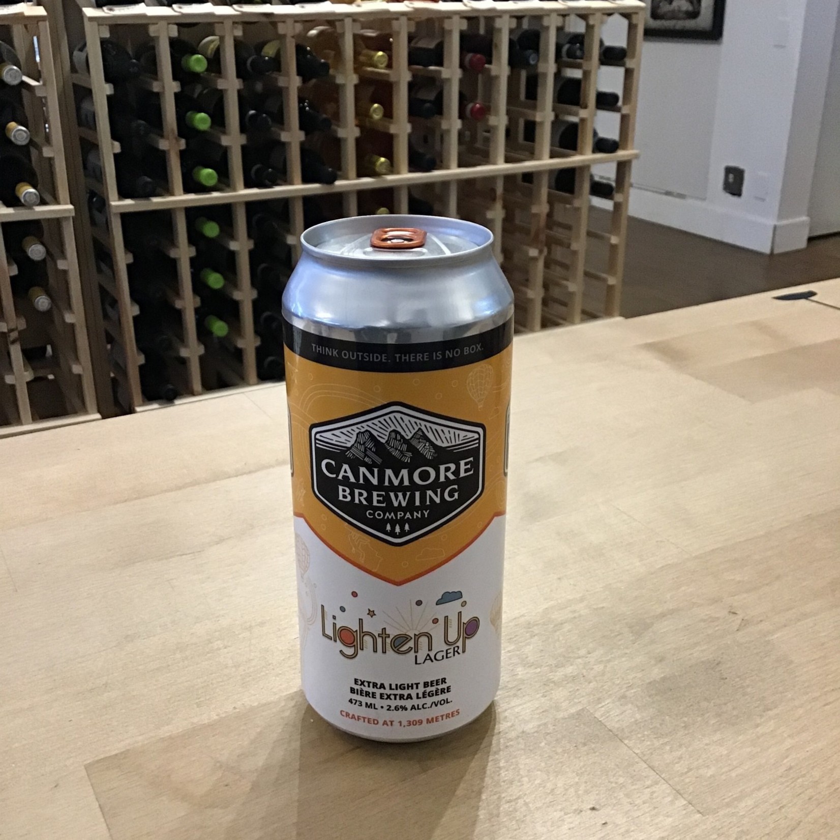 Canmore Brewing 'Lighten Up' Lager, Canmore Brewing 473ml 2.6%
