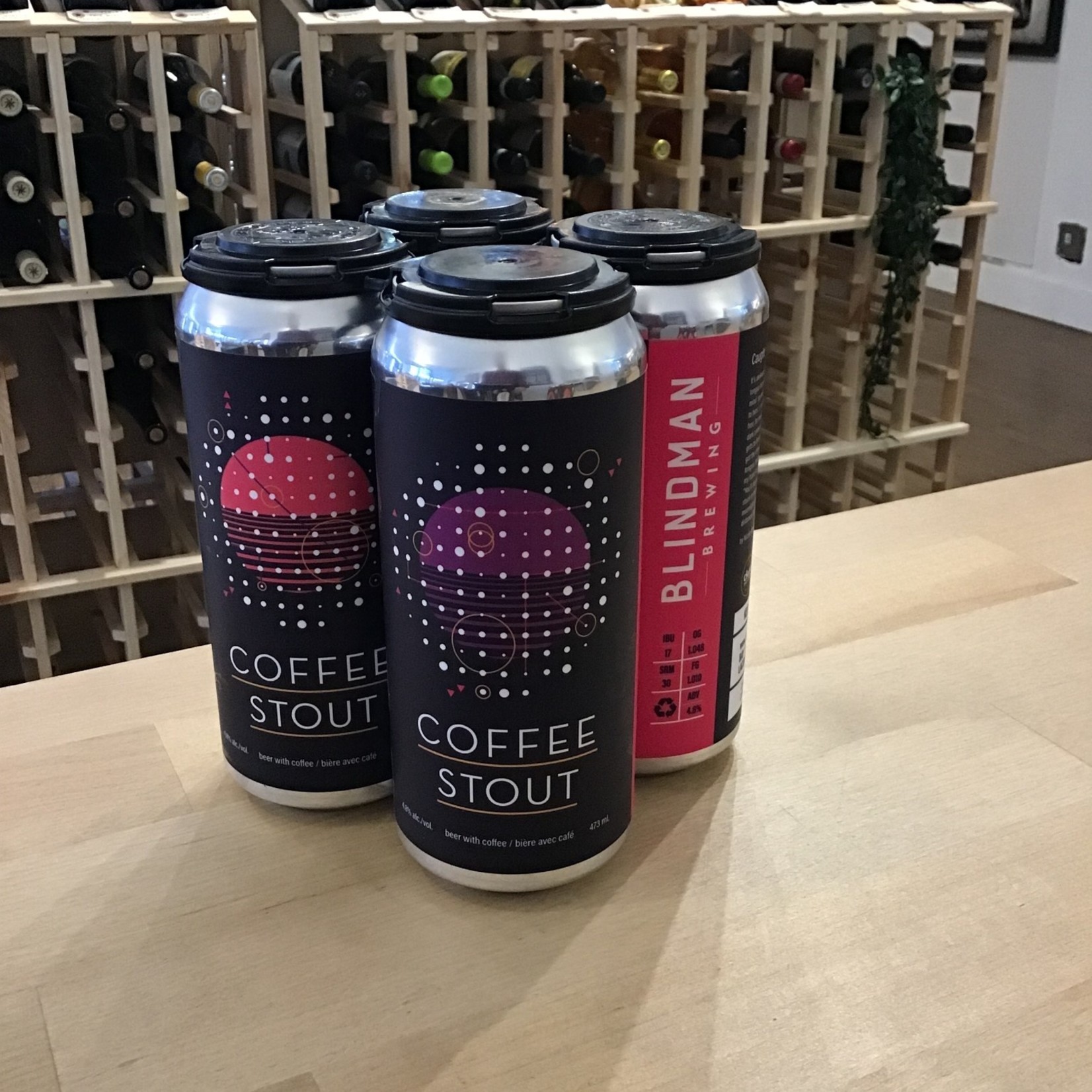 Blindman Coffee Stout, Blindman 4x473ml 4.8%