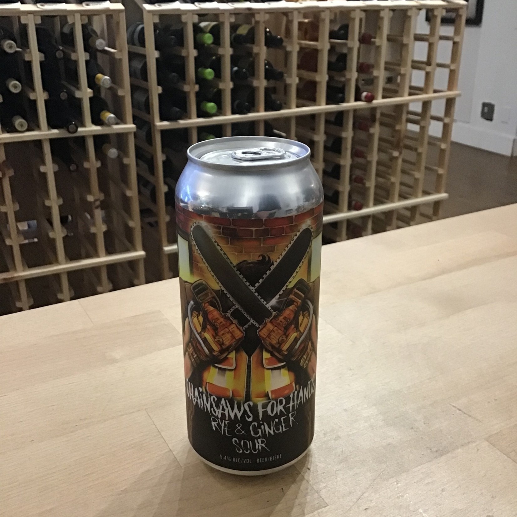 Town Square 'Chainsaws for Hands' Rye & Ginger Sour, Town Square 473ml 5.4%