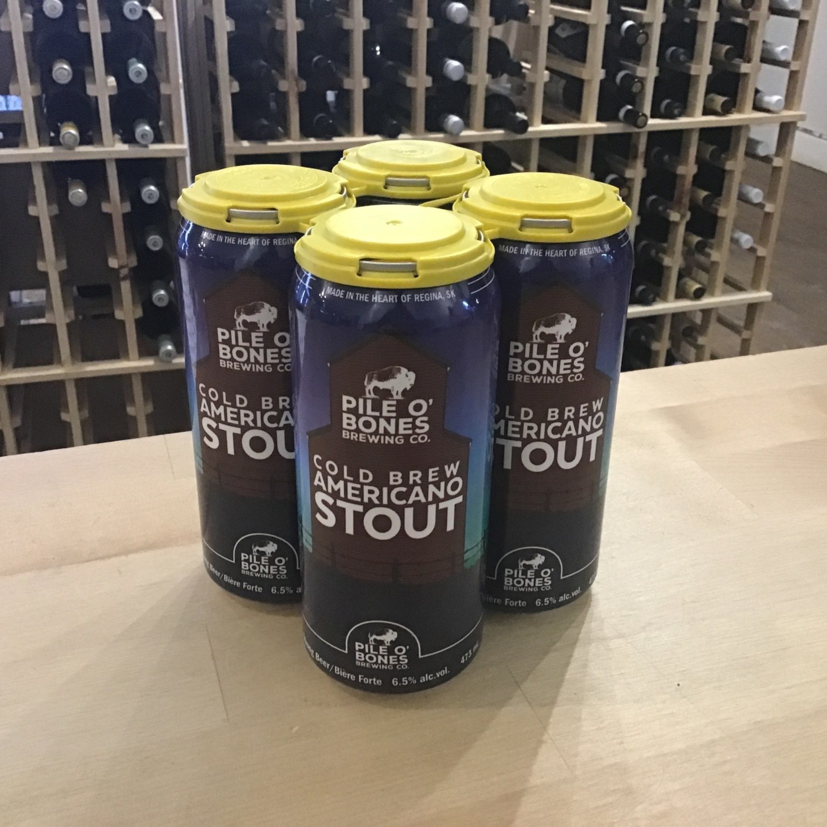 Cold Brew Americano Stout, Pile O' Bones 4x473ml 6.5%