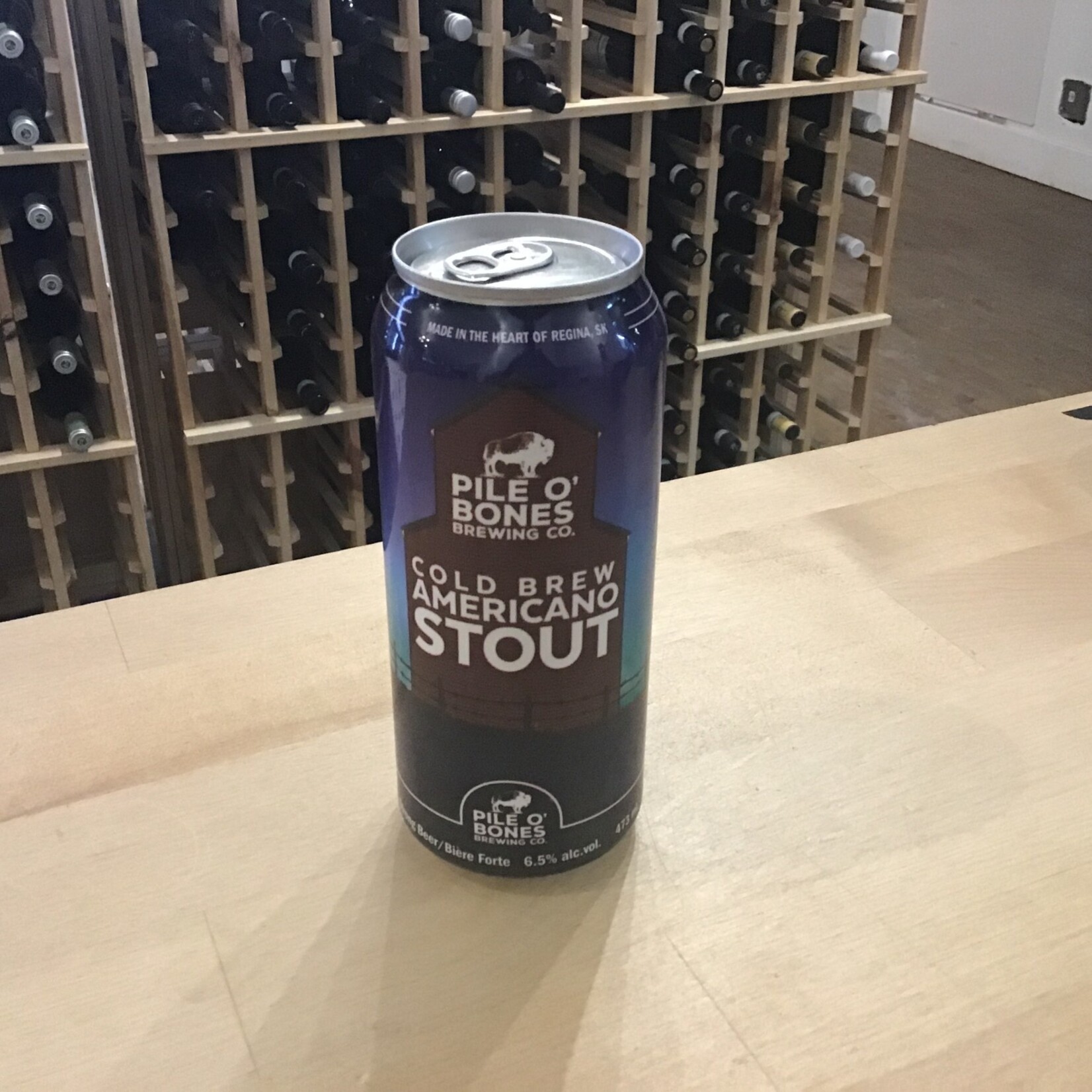 Cold Brew Americano Stout, Pile O' Bones 473ml 6.5%
