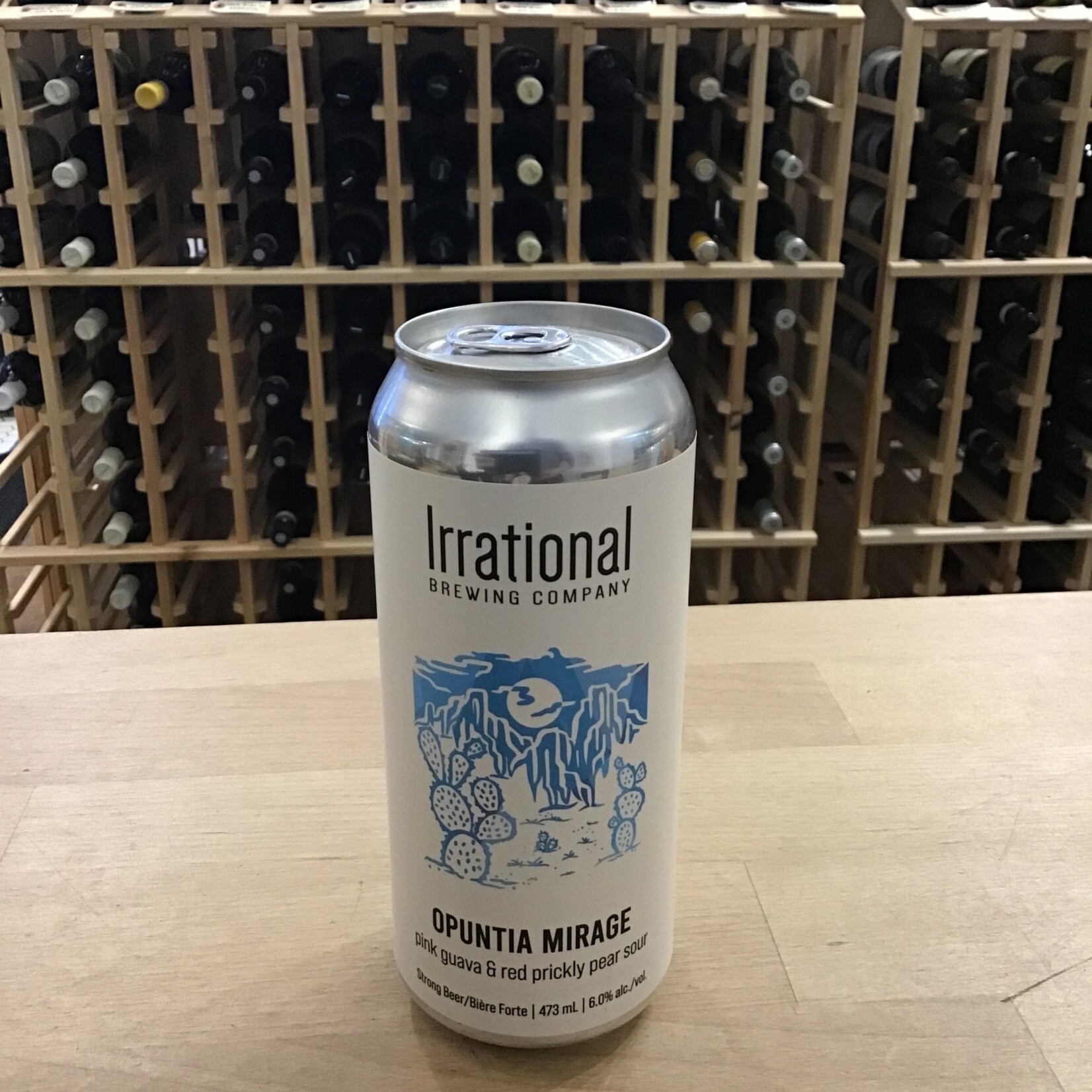 'Opuntia Mirage' Pink Guave & Red Prickly Pear Sour, Irrational 473ml 6.0%