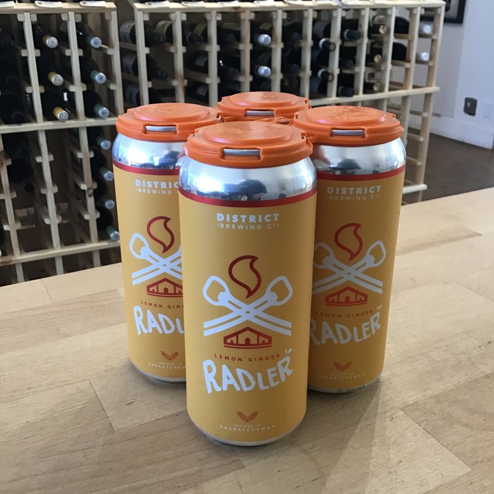 Lemon Ginger Radler, District Brewing 4x473ml 4.0%