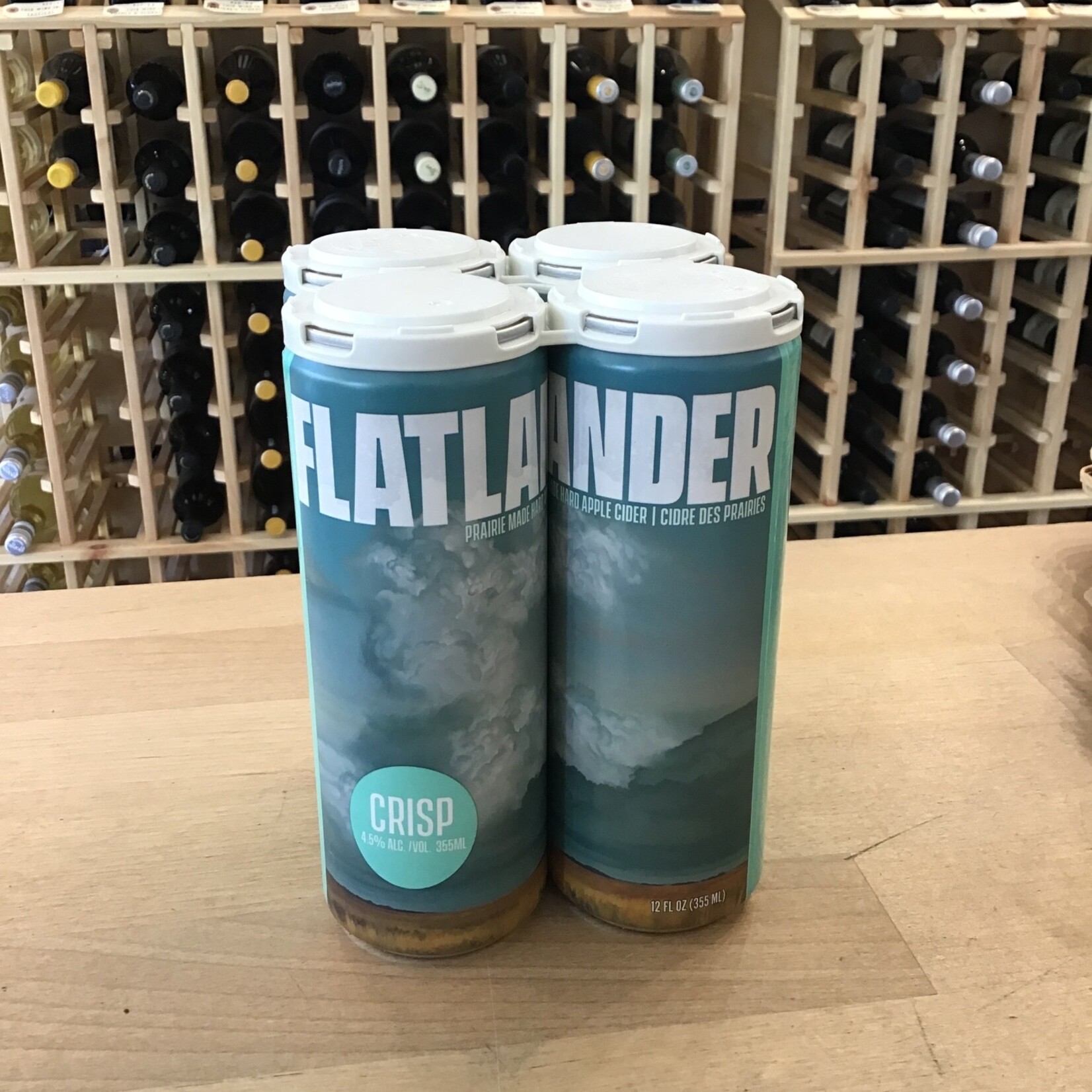 'Flatlander' Crisp Apple Cider, Crossmount 355ml 4.5%