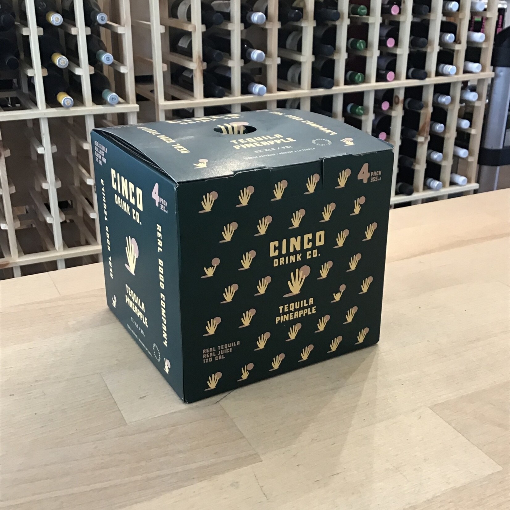 Tequila Pineapple, Cinco Drink Co 4x355ml 5.0%